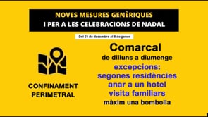 Un pas enrere al pla de desescalada