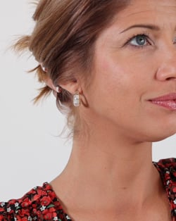 Vídeo: Boucles d'oreille Nacre blanche Argent massif 925 millième