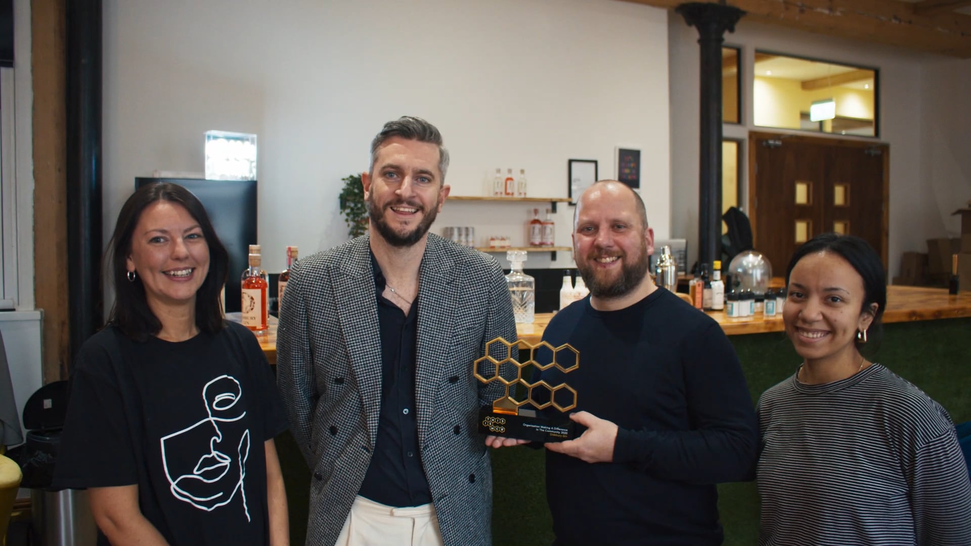 Didsbury Gin Award Handover - This is MCR Awards