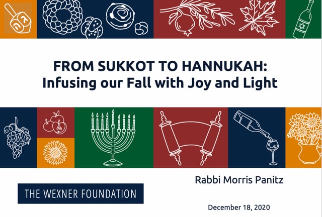 From Sukkot to Hannukah Session 6