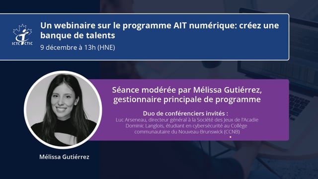 Un webinaire sur l'AIT numrique: crez une banque de talents