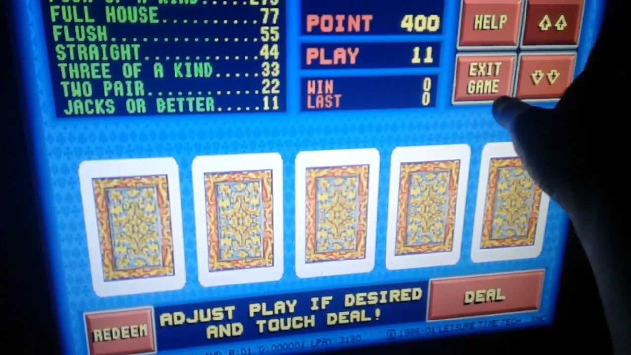 Shamrock 7's video poker machine hot sale for sale