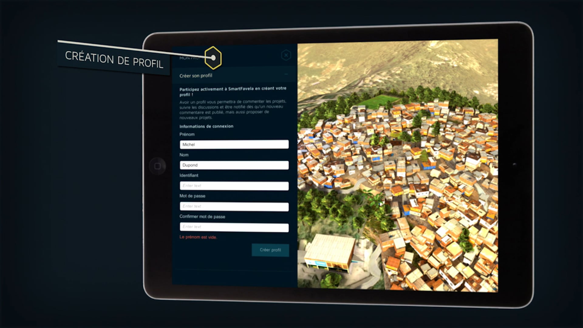 Smart Favela - App Video Presentation - FR