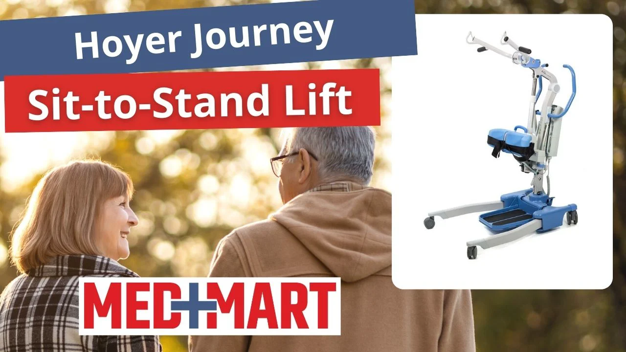 Hoyer Journey Sit-to-Stand Lift on Vimeo
