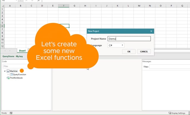 Excel functions via .NET