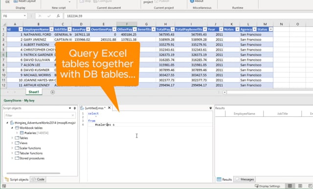 Connect Excel to databases
