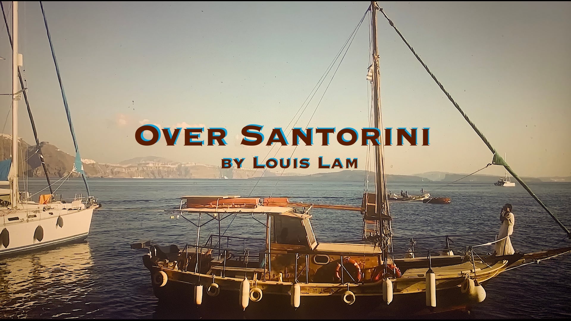 Over Santorini