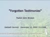 2020 12 12 - Sermon - "Forgotten Testimonies" - Pastor John Bryson