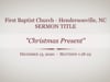 2020-12-13 Sermon - Justin Alexander