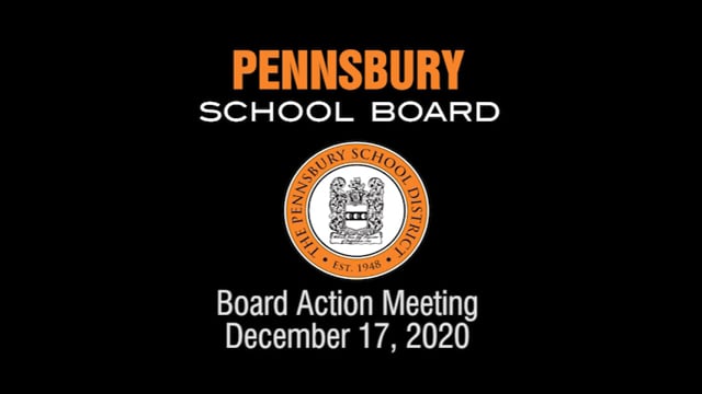 Pennsbury School Board Meeting for December 17, 2020