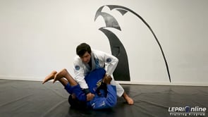 Spider Guard Escape by Stacking Opponent and Leg Drag