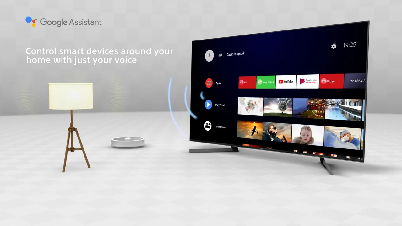 Google assistant on sales sony android tv