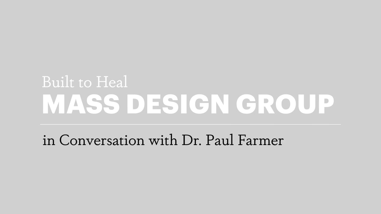 Still image from 'MASS Design Group: Built to Heal' video.
