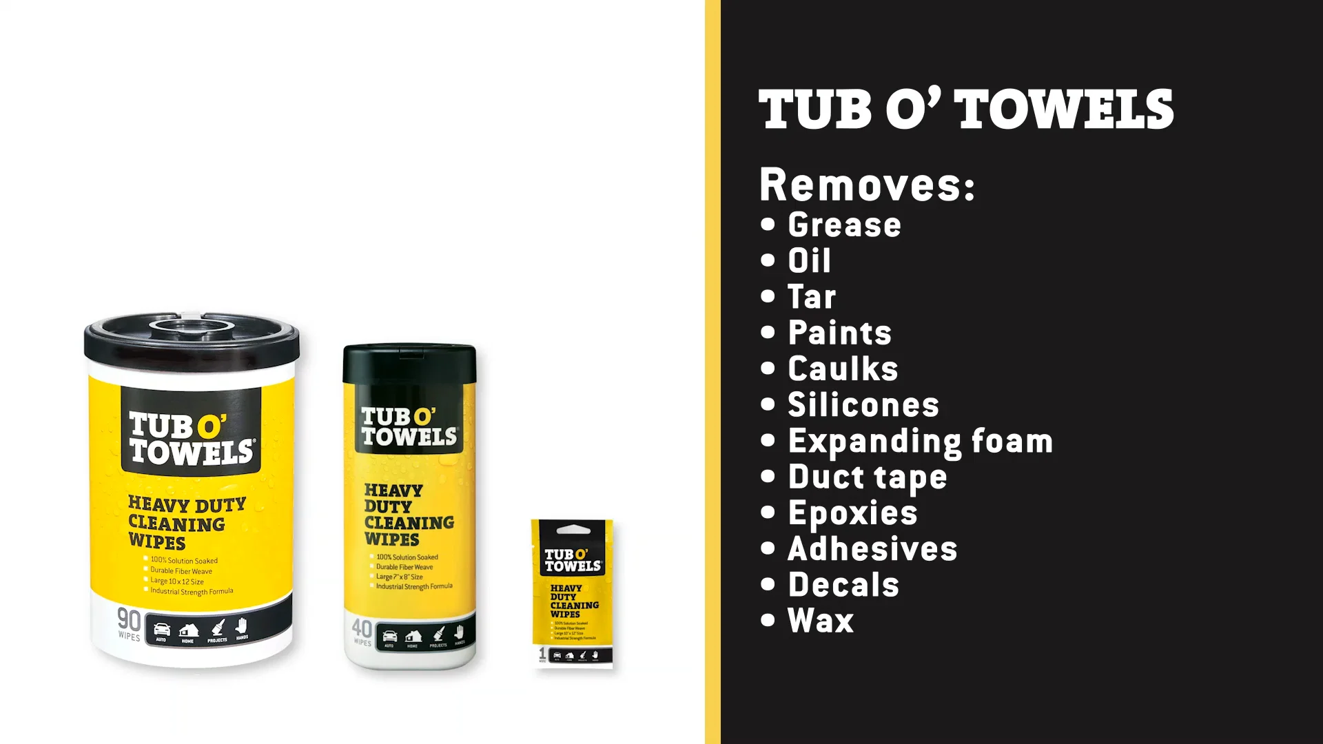 Branding, Packaging and Video for Tub O' Towels