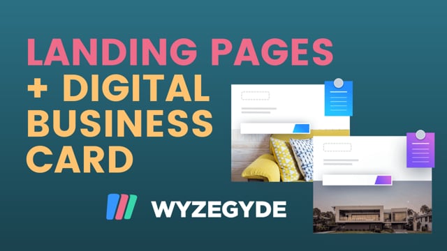 Thumbnail of video titled: Landing Pages & Digital Business Card
