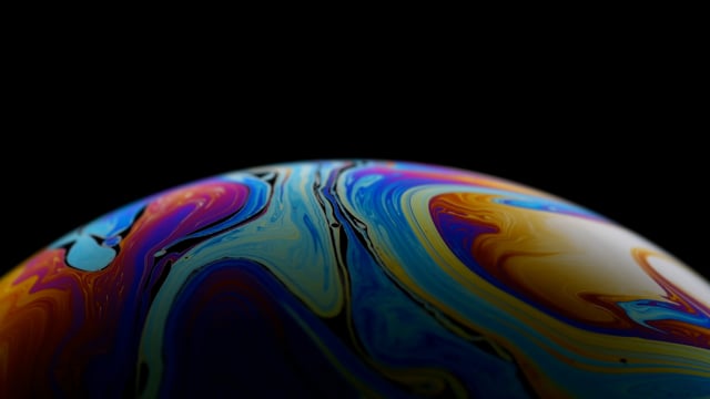 One-Inch Planets: Soap Bubble Color Visions