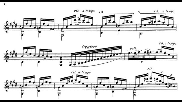 Heitor Villa-Lobos Five Preludes For Guitar With Sheet Music , Sheet Music  Library (PDF)