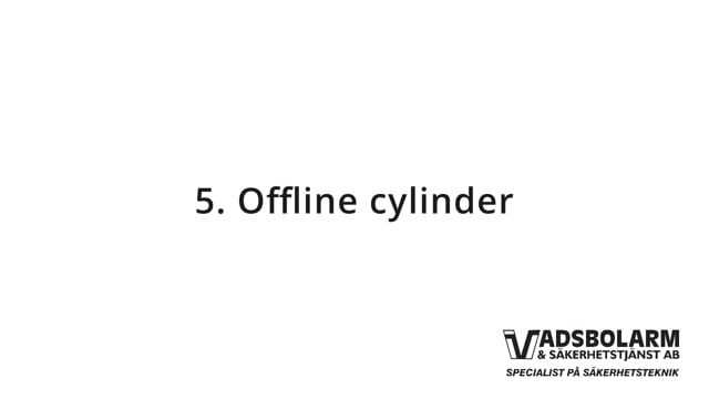 5. Offline cylinder