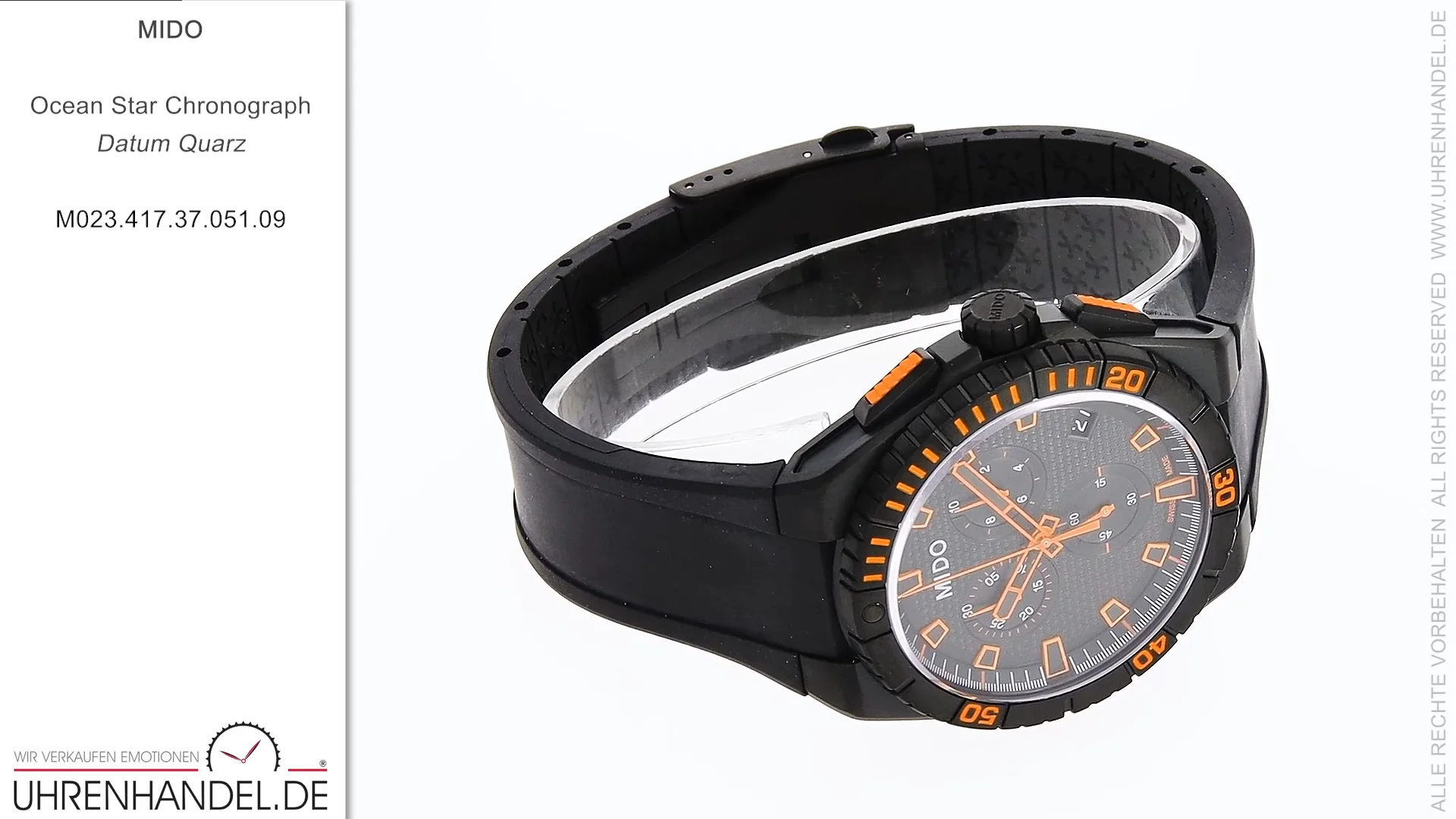 Mido Ocean Star Chronograph Datum Quarz M023.417.37.051.09