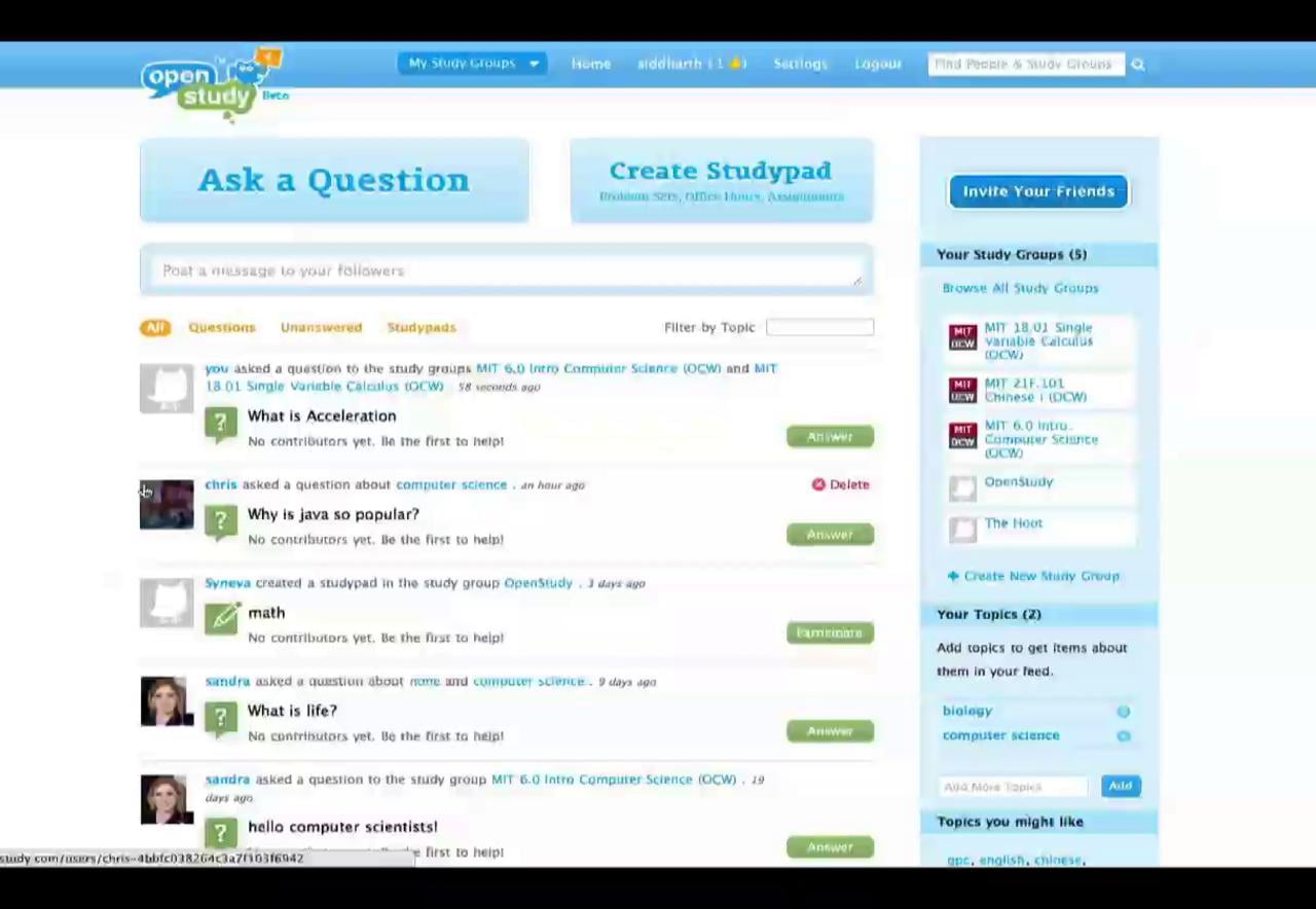 Answering a Question on Vimeo