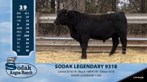 Lot #39 - SODAK LEGENDARY 9318