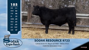 Lot #105 - SODAK RESOURCE 9723