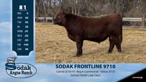 Lot #81 - SODAK FRONTLINE 9710