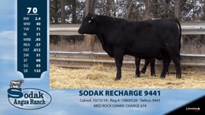 Lot #70 - SODAK RECHARGE 9441