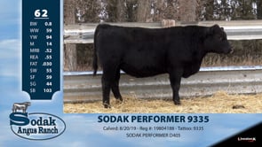 Lot #62 - SODAK PERFORMER 9335
