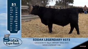 Lot #51 - SODAK LEGENDARY 9373