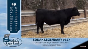 Lot #49 - SODAK LEGENDARY 9327