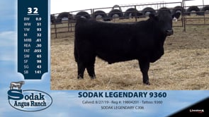 Lot #32 - SODAK LEGENDARY 9360