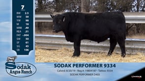 Lot #7 - SODAK PERFORMER 9334