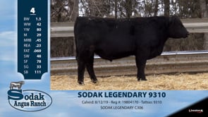 Lot #4 - SODAK LEGENDARY 9310