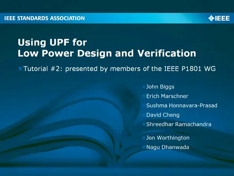 Using UPF for Low Power Design and Verification on Vimeo