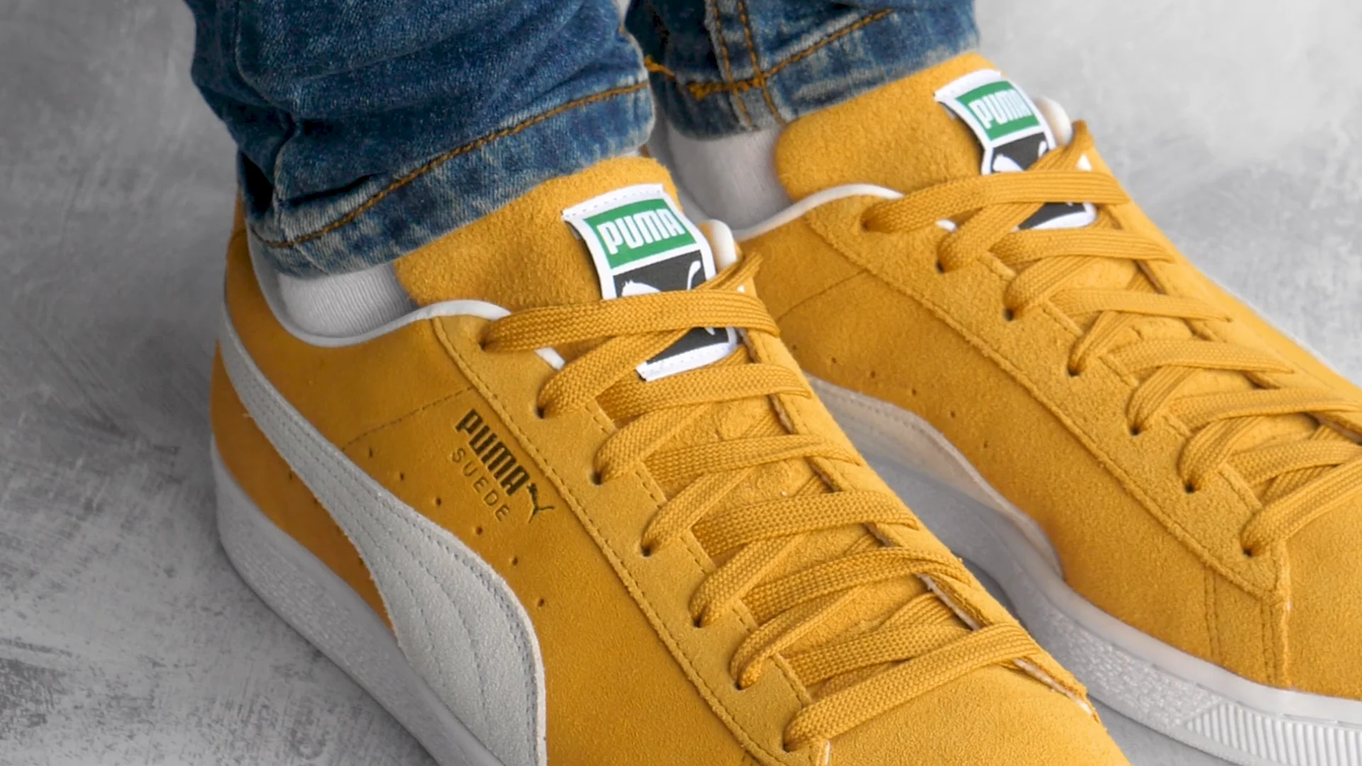 Puma suede hot sale classic yellow