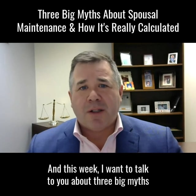 Spousal Maintenance Myths, and How It’s Calculated