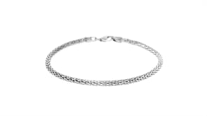 Italian Sterling Silver Tubular-Link Bracelet