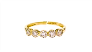 25 ct. t.w. Diamond Circle Ring in 14kt Yellow Gold