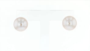 11-12mm Cultured Pearl Stud Earrings in 14kt Yellow Gold