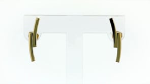 14kt Yellow Gold Mini Double-Curve Ear Climbers