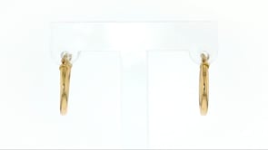 14kt Yellow Gold Jewelry Set Three Pairs of Hoop Earrings