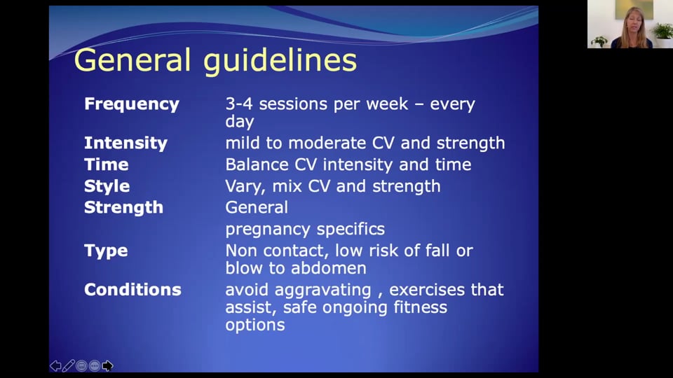 Prenatal/General Guidelines
