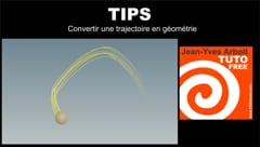 HOUDINI "Convertir une trajectoire en géométrie"