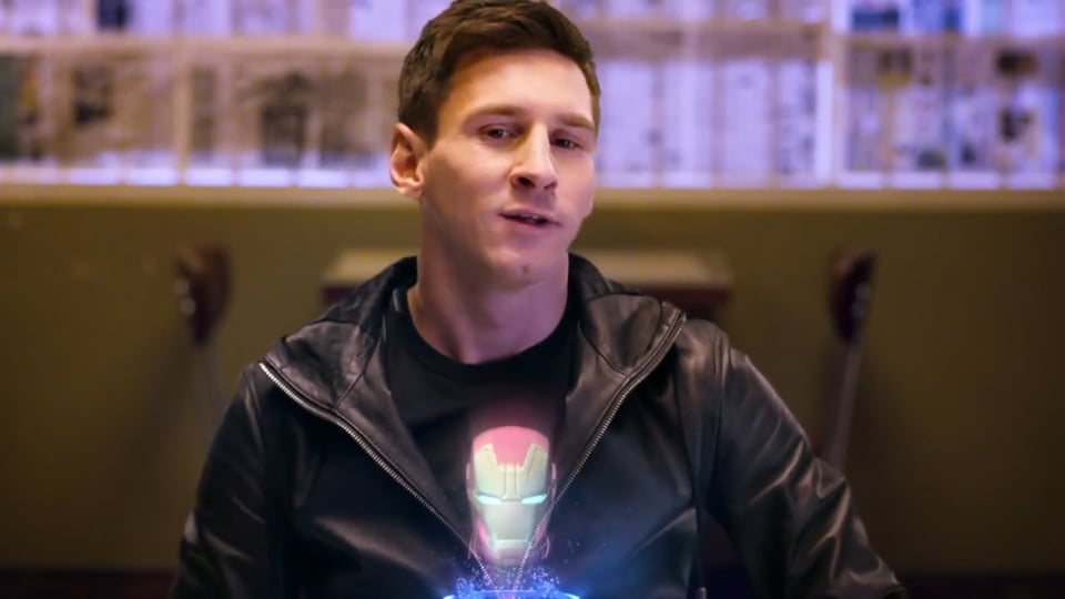 Messi Marvel's Avengers - Age of Ultron and Samsung Mobile