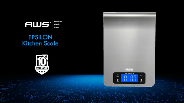 American Weigh Scales - Ep-5Kg - Epsilon Digital Kitchen Scale