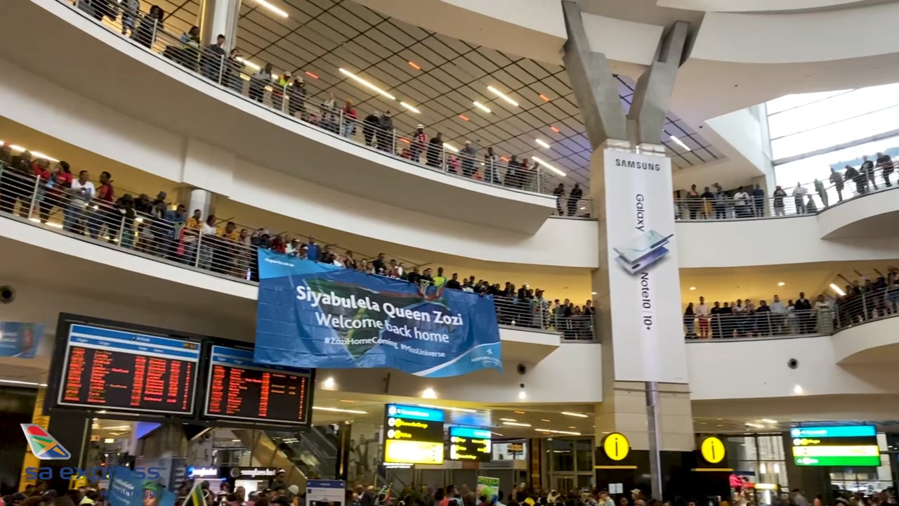 SA Express Film With Miss Universe 2019