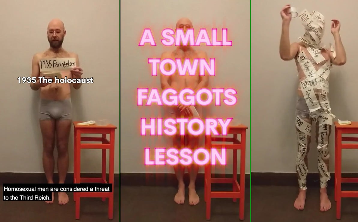 A small town faggots history lesson
