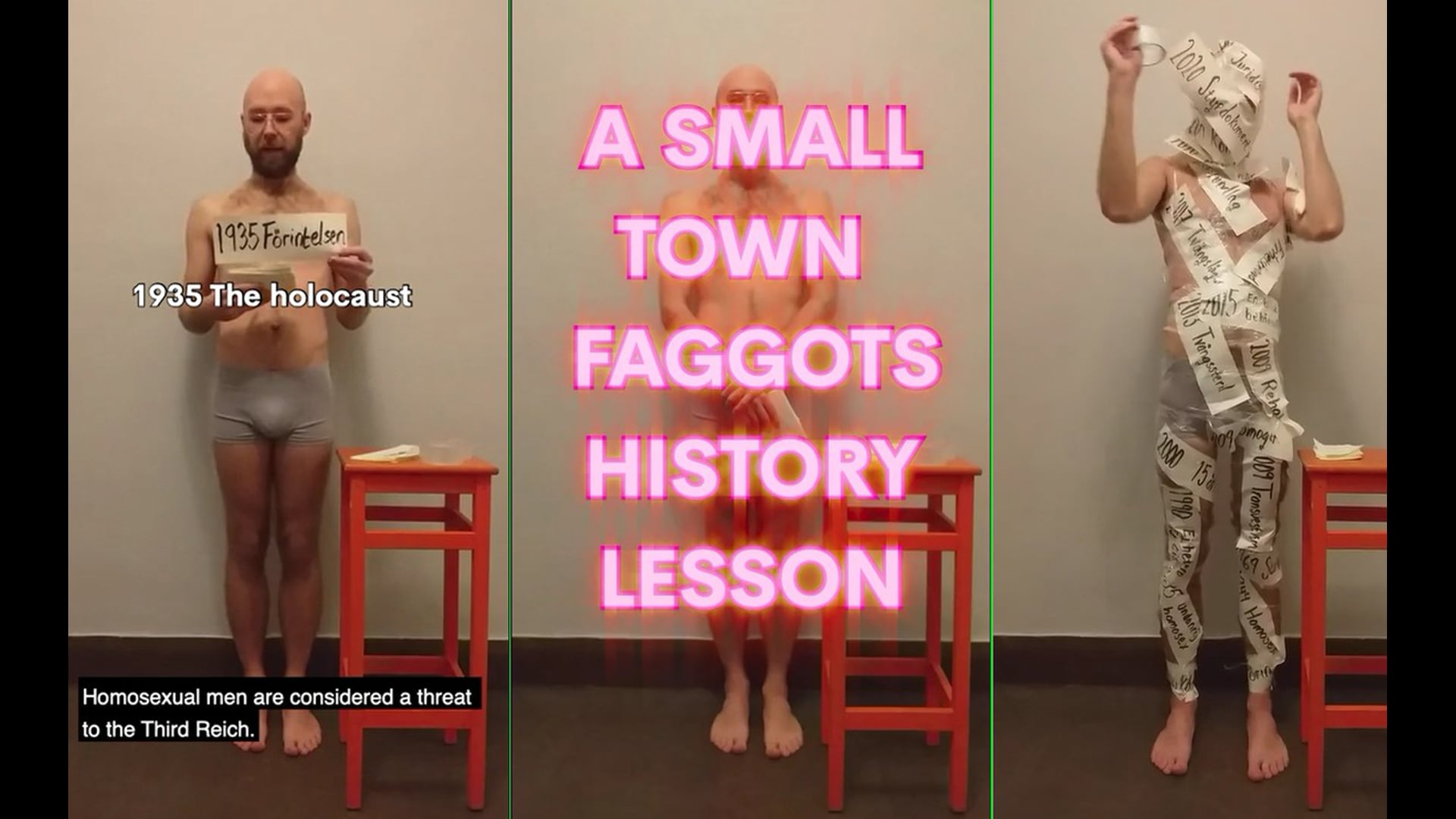 A small town faggots history lesson