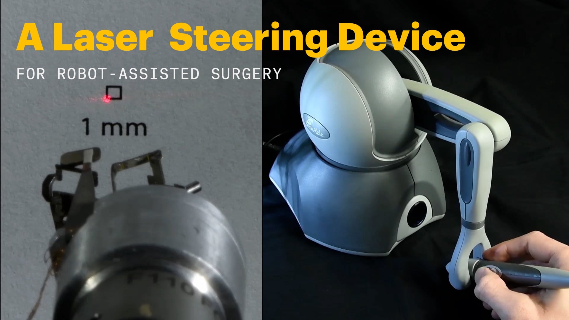 A Laser Steering Device for Robot-assisted Surgery